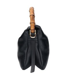 INTER-CHAUSSURES 【LORISTELLA】バンブーハンドルソフトレザーハンドバッグ