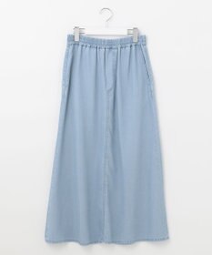 自由区 L 【セット可/洗える】テンセルデニム ロングスカート