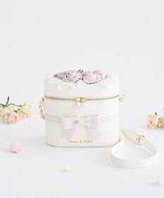 Maison de FLEUR ローズブーケキューブショルダーバッグ