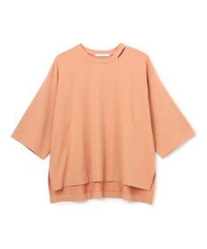 BEIGE， 【洗える・GLOW ８月号掲載】S.BABILA / スリットネックオーバーサイズTシャツ