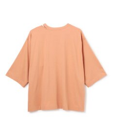 BEIGE， 【洗える・GLOW ８月号掲載】S.BABILA / スリットネックオーバーサイズTシャツ