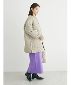 Green Parks 撥水加工　中綿キルトミドル丈コート