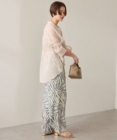 AMERICAN HOLIC 楊柳シアーバンドカラーシャツ