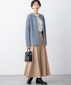 23区 L 【洗える】ストレッチタイプライター フレア スカート