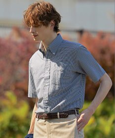 J.PRESS MEN 【新素材 / 高通気性 / 軽量 / イージーケア / 撥水】【BEAT HEAT SYSTEM】半袖シャツ / B.D.