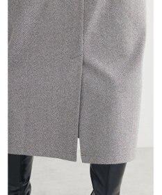 Green Parks 柄圧縮ポンチＩラインスカート