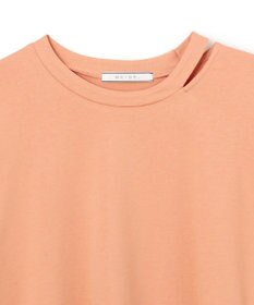 BEIGE， 【洗える・GLOW ８月号掲載】S.BABILA / スリットネックオーバーサイズTシャツ