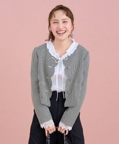 TOCCA 【百田夏菜子さん着用】【消臭】BABY SCALLOP 千鳥柄ジャケット