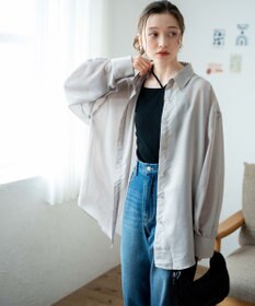 WEGO ボリュームスリーブシアーシャツ