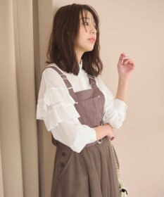 Feroux 【洗える】フリル ブラウス