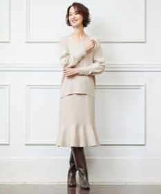 自由区 【洗える/セット着用可】レーヨンポリエステルスムース スカート