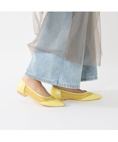 MODE ET JACOMO <carino>【レイン対応】メッシュポインテッドトゥパンプス