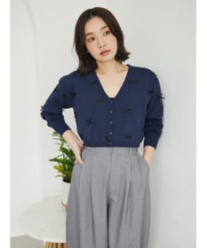 Green Parks ・ＡＮＤ　ＳＥＡＲＣＨ　メニーリボンカーディガン