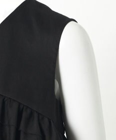 23区 L 【GOLD LABEL】コットンサテン フリルブラウス