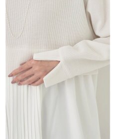 earth music&ecology プリーツヘムドッキングチュニック