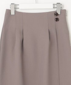 Feroux 【洗える】タックストレート スカート