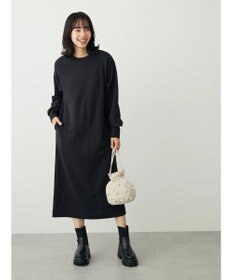 Green Parks ミニ裏毛ワンピース