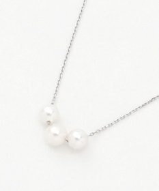 TOCCA 【WEB限定】PRECIOUS FRILL PEARL NECKLACE プラチナ アコヤパール ネックレス