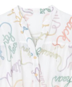 GRACE CONTINENTAL ロープロゴプリントワンピース