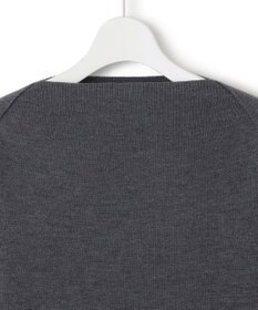 ICB 【WEB限定】 エクストラファインメリノ ボートネックプルオーバー