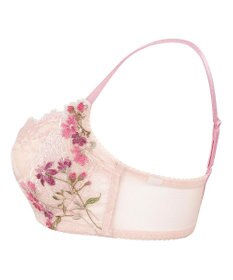 WACOAL 【リボンブラ】 【脇すっきり】 ブラジャー 脇高設計 着やせシルエット 動いても谷間をキープ ペアショーツあり レディース BRB413 /ワコール