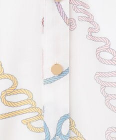 GRACE CONTINENTAL ロープロゴプリントワンピース