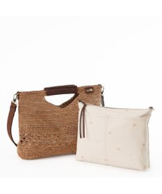 IBIZA ラフィア　2WAYバッグ