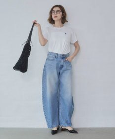 WEGO ワイドカーブデニムパンツ