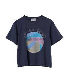 Green Parks ・Ｄｏｕｂｌｅ　Ｆｌａｇｓウ゛ィンテージライクプリントＴ