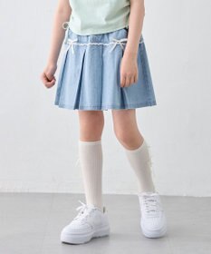 ANY KIDS 【洗濯機可能】プリーツ ミニスカパン