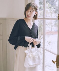 Maison de FLEUR イースターローズリボン2Wayトートバッグ