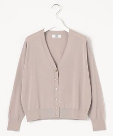 J.PRESS LADIES S 【洗える】 Co/Peライト Vネック ショート カーディガン