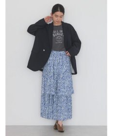 AMERICAN HOLIC ティアードエスニックプリントスカート