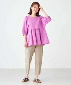 SHARE PARK LADIES センタープレスストレートデニム