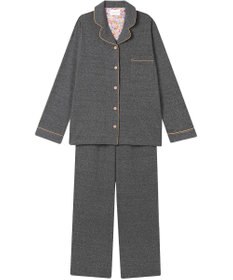 une nana cool 【綿100%】やわらか杢フライスパジャマ MADE WITH LIBERTY FABRIC