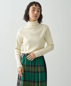 AMERICAN HOLIC バイパチリブタートルネックニットプルオーバー