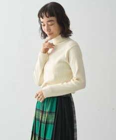 AMERICAN HOLIC バイパチリブタートルネックニットプルオーバー