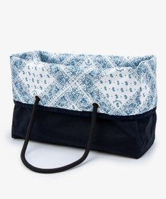 LeSportsac LARGE 2 WAY TOTE/バンダナブリーズ/ディープシーブルー