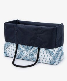 LeSportsac LARGE 2 WAY TOTE/バンダナブリーズ/ディープシーブルー