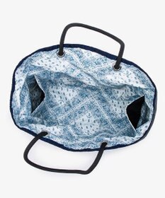 LeSportsac LARGE 2 WAY TOTE/バンダナブリーズ/ディープシーブルー