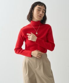 AMERICAN HOLIC バイパチリブタートルネックニットプルオーバー
