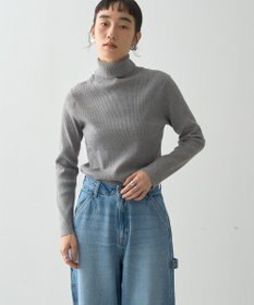 AMERICAN HOLIC バイパチリブタートルネックニットプルオーバー