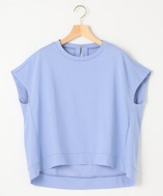 組曲 L 【汗ジミ防止・撥水】GIZAプレーティング天竺フレンチスリーブ カットソー