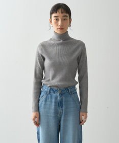 AMERICAN HOLIC バイパチリブタートルネックニットプルオーバー