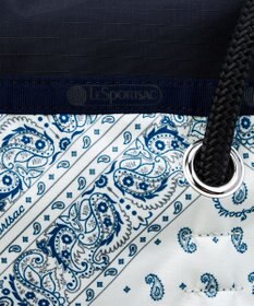 LeSportsac LARGE 2 WAY TOTE/バンダナブリーズ/ディープシーブルー