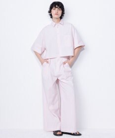 NAVE 【ReNave・セットアップ可/洗える/接触冷感/UVケア】コットンポリブロード パンツ