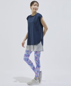 CW-X 【WOMEN】 CW-X Ｔシャツ 梨地素材 薄手 シアー感 スポーツウェア ノースリーブ レディース DLY123 /ワコール