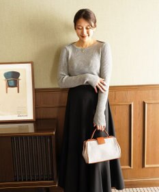 TOQUE 〈大草直子さんアドバイザー〉ベビーアルパカ ミドルゲージ ボートネックニット