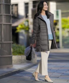 ANY SIS S 【2WAY】シルキータフタロング ダウン