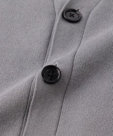 UNFILO MENS 【男女兼用/新色追加】スウェットライク ニットカーディガン [24年秋冬商品]